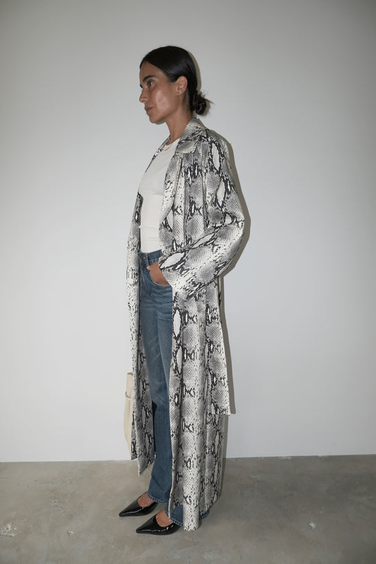 python print thea trench coat