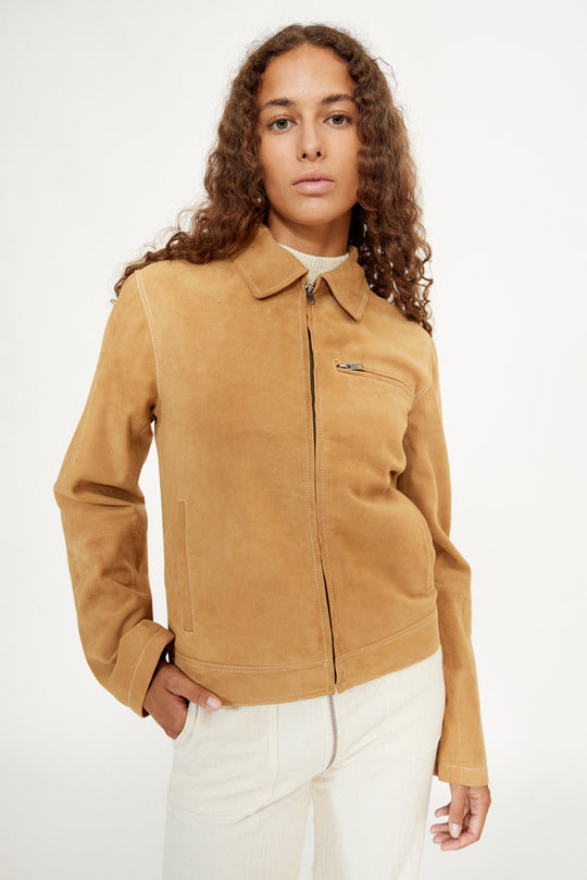 veste en daim bonny