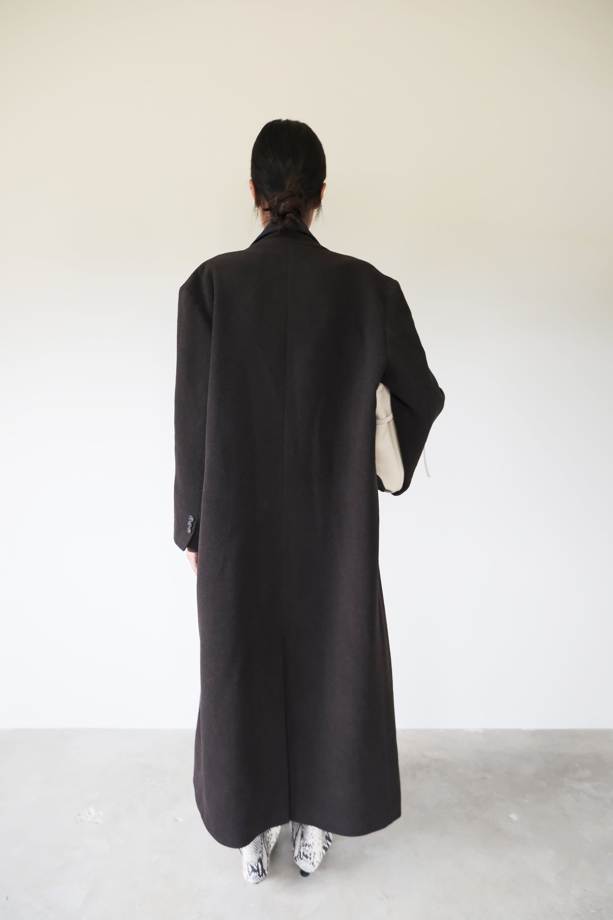 long chocolate coat enormous – Musier Paris