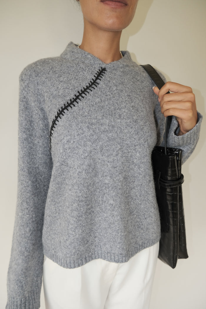 musier paris pull anthracite minnie