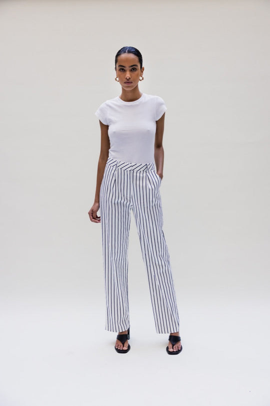 Formal outfit ideas with striped pants